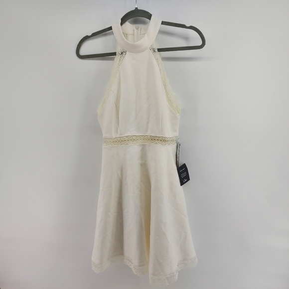 Lulu's Reach Out My Hand White Lace Skater Dress - Picture 6 of 13